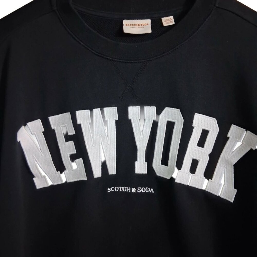 Scotch & Soda New York Sweatshirt, Size Large - Picture 2 of 3